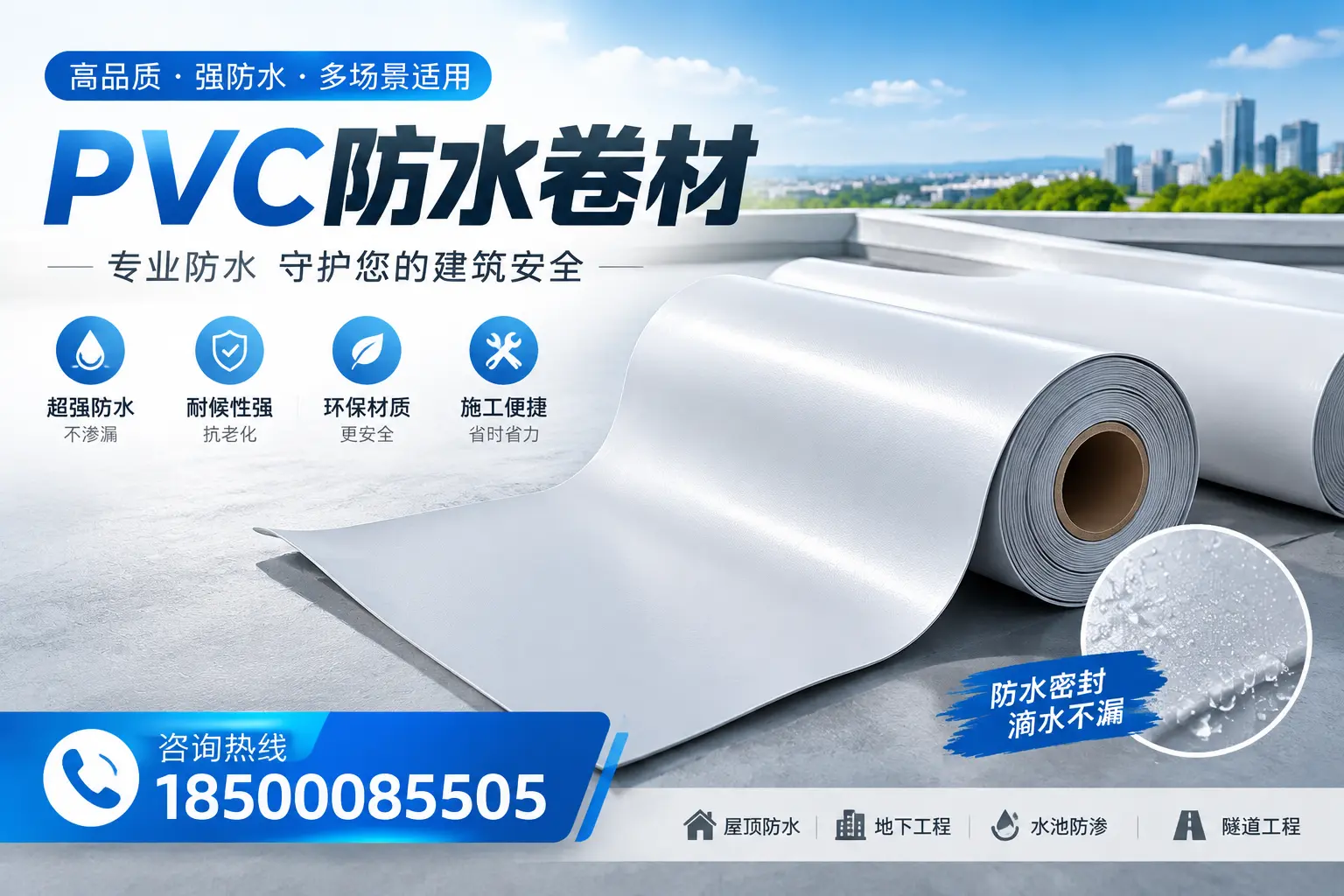 PVC防水卷材的市场竞争分析，江门品牌选择参考